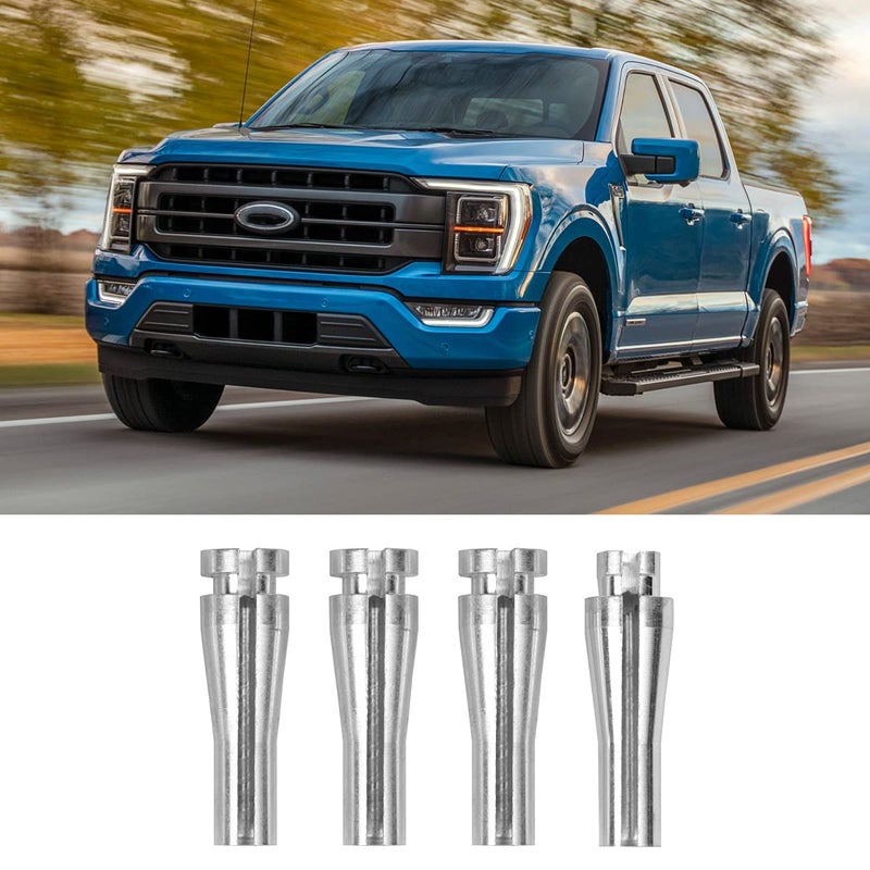 YMHHefy طقم إصلاح كابل مزلاج الباب 8 أطراف متوافق مع Ford F-150، F-250، F-350، E-series، Ranger، Expedition، Excursion، Navigator (أربعة كابلات - 6 كاميرا قفل قياسية 2) من الألومنيوم - Image 4